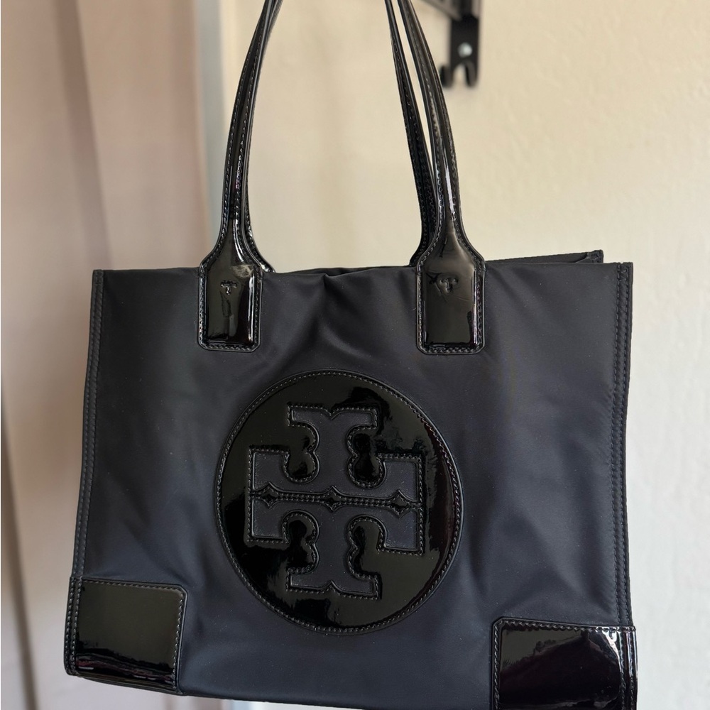Tory Burch Black Perry Tote Structured Design
